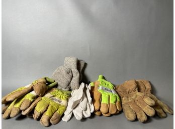 An Assortment Of Used Gloves