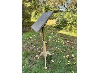 The Washburn Shops Antique Cast Iron Music Stand/Podium, Worcester Polytechnic Institute