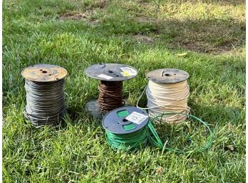 4 Spools Of Electrical Wire