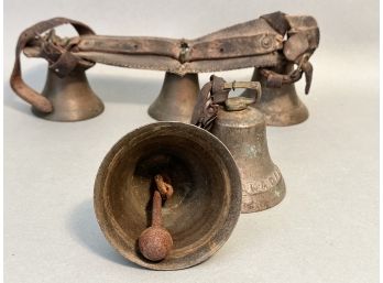 Beautiful Antique Canadian Beaver Bells