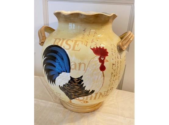 A Large Decorative Rooster Vase/urn - Original $129.95  14'h