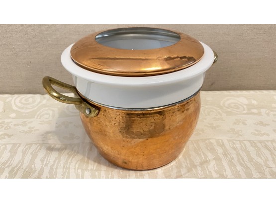 Ruffoni Historia Hammered Copper Fondue Pot Williams - Sonoma - Made In Italy
