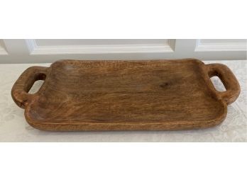 A Wood Serving Tray - 18'long