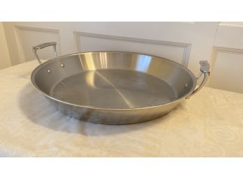 ALL CLAD Stainless Steel 16 Inch Paella Pan Made In USA
