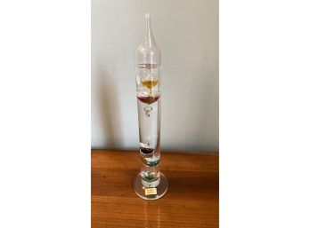 Thuringer Glaskunst Galileo Thermometer - 11'h