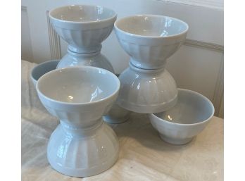 A Set Of NINE APILCO BOWLS Porcelain  Made In France