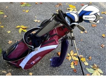 US Kid Golf Bag, Clubs & Extra Golf Balls
