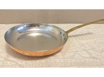 Ruffoni Hammered Copper Fry Pan - 10' Diameter Made In Italy