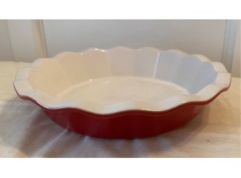 EMILE HENRY France  Ceramic  Pie Dish Made For William Sonoma