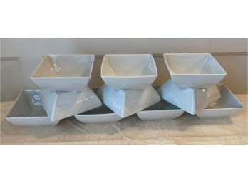 A Set Of TEN APILCO  'ZEN'  BOWLS Porcelain Made In France
