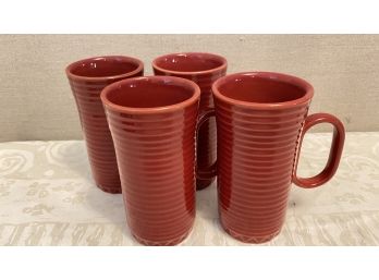 A Set Of FOUR MOLDE Mugs Made In Portugal - 5.25'H