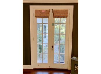 A Pair Of 10 Lite Exterior French Doors - Dining Room