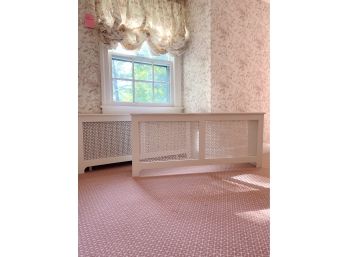 A Pair Of Radiator Covers - Wood With Metal Grates - 3rd Flr
