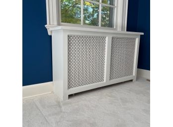 A Trio Of Wood And Metal Radiator Covers