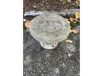 A Cast Cement Sundial