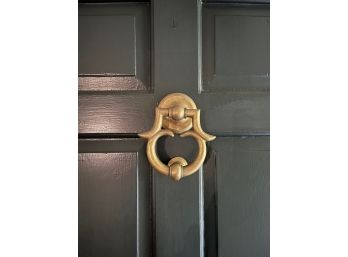 A Brass Door Knocker