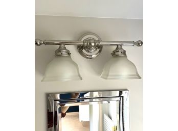 A 2 Light Above Mirror Chrome Lamp - Primary 1