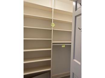 A Custom Wood Closet Shelving Storage System - Room #1