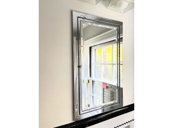 A Chrome Edged Mirrored Medicine Cabinet - Primary 1