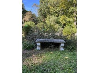 Cast Concrete Classical Garden Bench