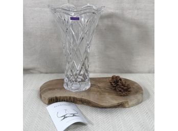 Marquis Honour Vase (#3) 10'Tall - Waterford Crystal In Original Box