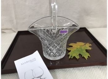 Marquis Diamond Basket (#2) By Waterford Crystal - New In Original Box