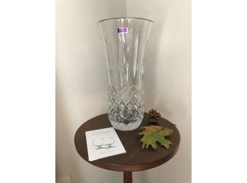 Marquis Daffodil 12' Crystal Vase By Waterford - New In Original Box
