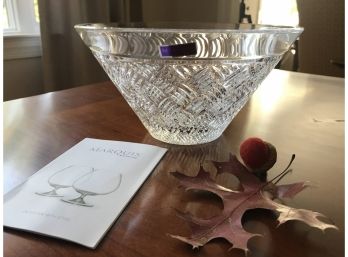 Marquis Versa Crystal Bowl - New In Box! Waterford Crystal