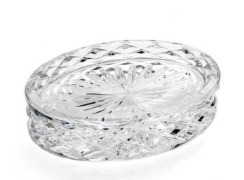 Waterford Crystal Oval Soap Dish- NEW In Box!