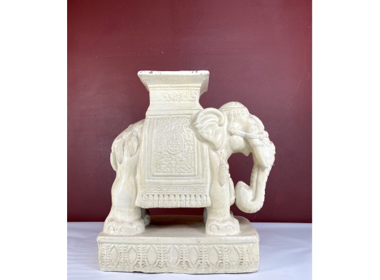 Asian Elephant Ceramic Statuary