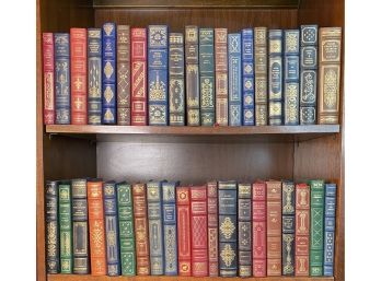 Collection Of (39) Franklin Library Leather Bound And Gold Page Edge Books