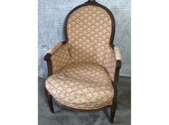 Antique Cushioned Arm Chair