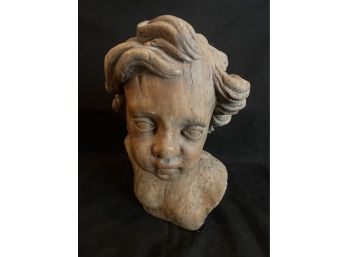 Young Child Bust Sculpture