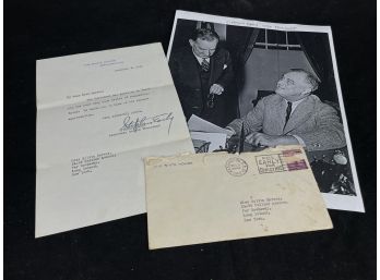 Letter From The Secretary Of The President Stephen Early