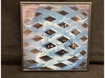 Tommy The Who Album Cover Signed With COA