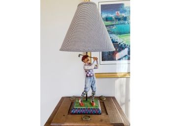 Jim Shore Golfer Lamp
