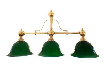 Brass 3-light Billiard Hanging Lamp