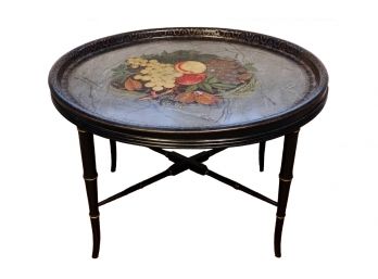 Hand Painted Toleware Tray Table