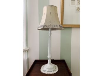 Anthropologie Accent Lamp With Beaded Shade