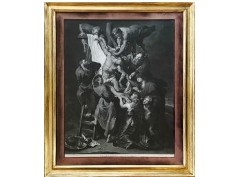 'De Afneming Van Het Kruis', Engraving After Peter Paul Rubens