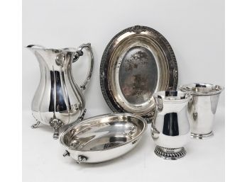 Collection Of Silverplate Pieces