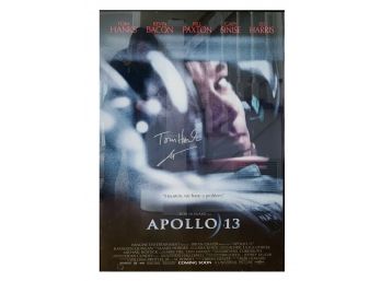 Tom Hanks Autographed Apollo 13 Movie Poster, Framed