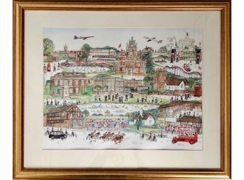 Diane Elson Limited Edition Print, Royal Ascot