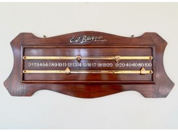 Antique English Snooker / Billiards Scoreboard, C1890