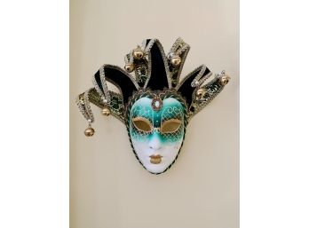 Hand Printed Venetian Mask (2)