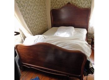 Full Size Mahogany Bed