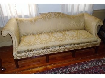 Victorian Style Camel Back Sofa