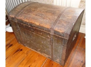 Antique Pine Dome Top Trunk