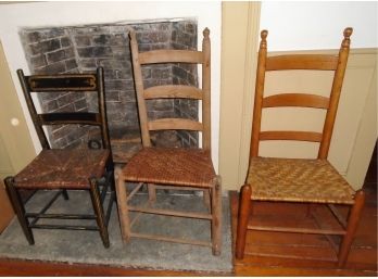 Lot Of Three Antique Chairs