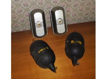 Vintage Evergard Fire Alarms & Red Comet Fire Extinguishers